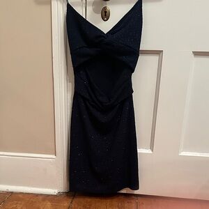 Windsor Black Sparkle Mini Dress